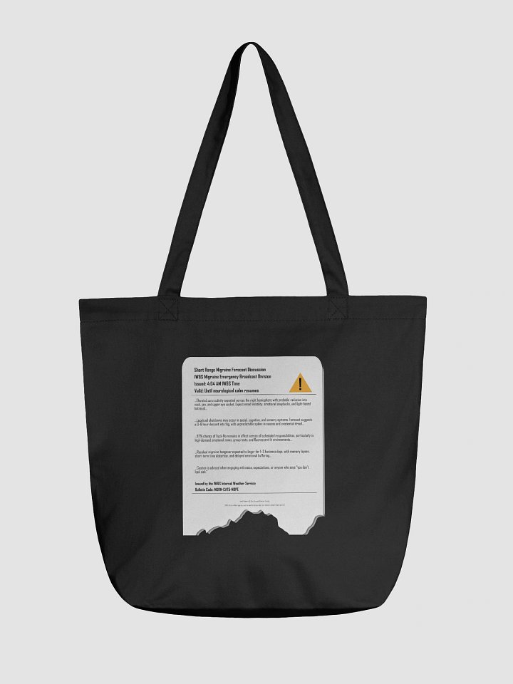 Internal Weather Service: Migraine Report Tote product image (1)
