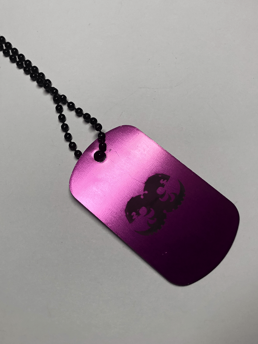 THE SWARM - Engraved Dog Tag Pendant Necklace product image (4)