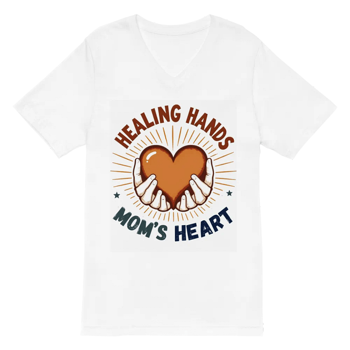 Healing Hands Mom's Heart V-Neck Tee product image (2)