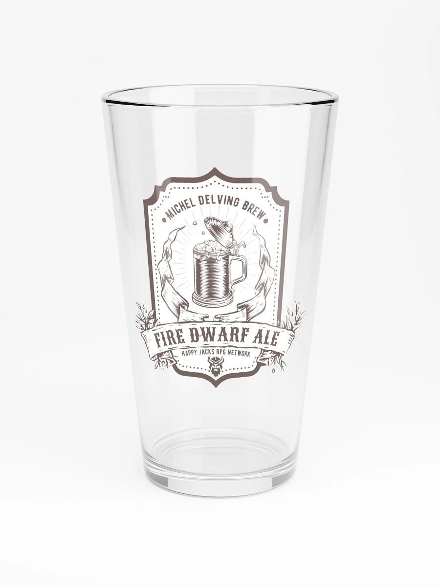 Fire Dwarf Ale Pint Glass product image (3)