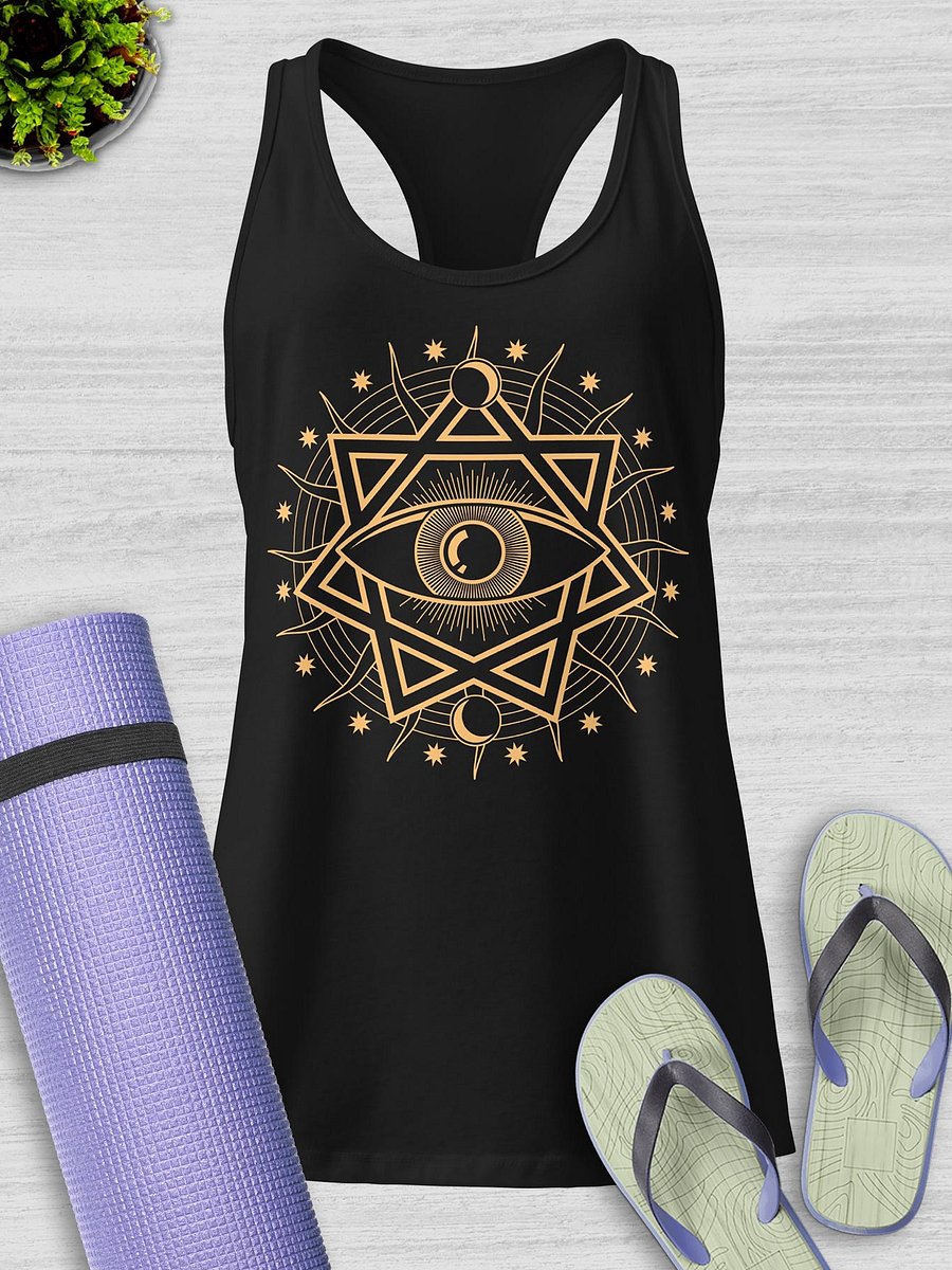 All-seeing eye within a Star of David - Tank product image (1)