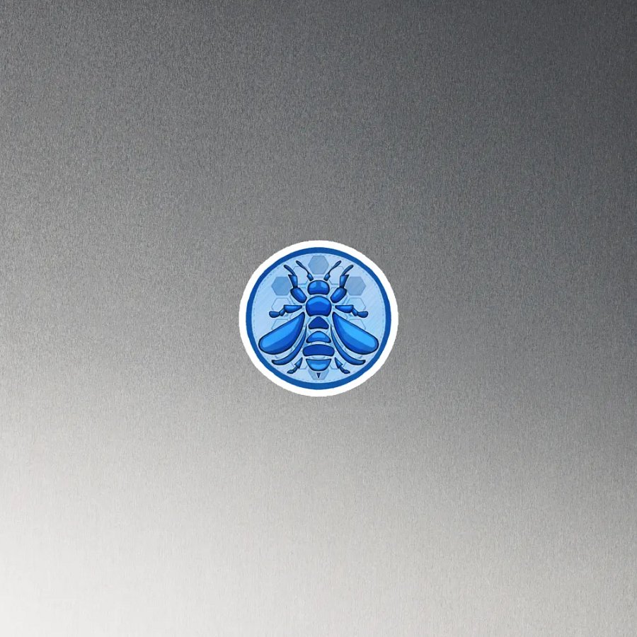 Blue Bees Magnet product image (2)