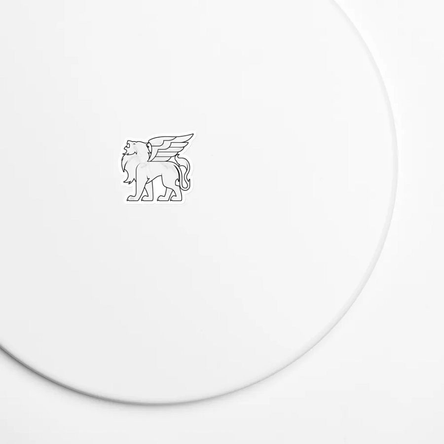 Verardi Famiglia Emblem (White) ✦ Die-Cut Magnets product image (5)