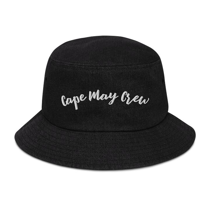 Cape May Crew Embroidered Denim Bucket Hat product image (1)
