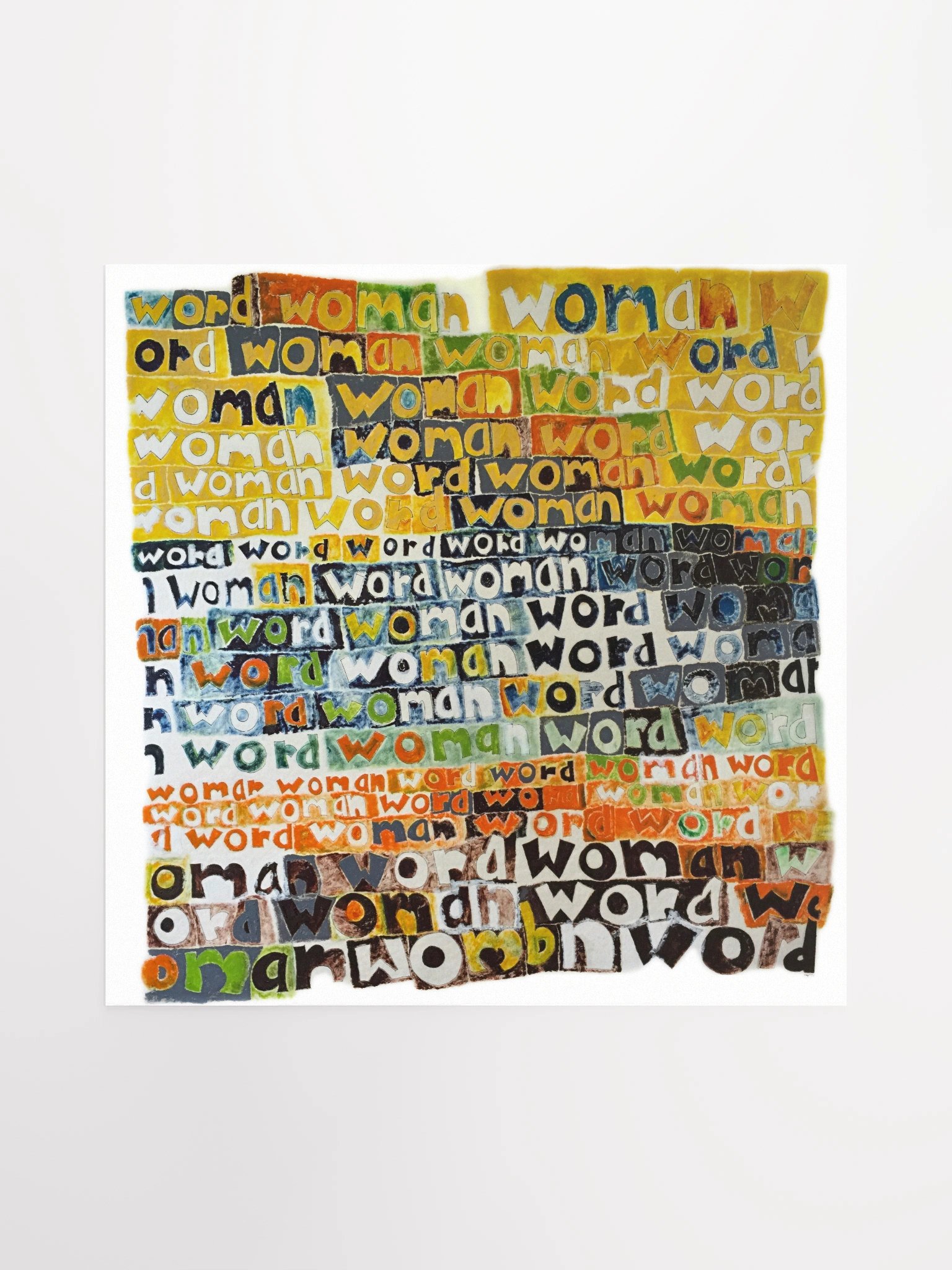 Word Woman Poster product image (2)