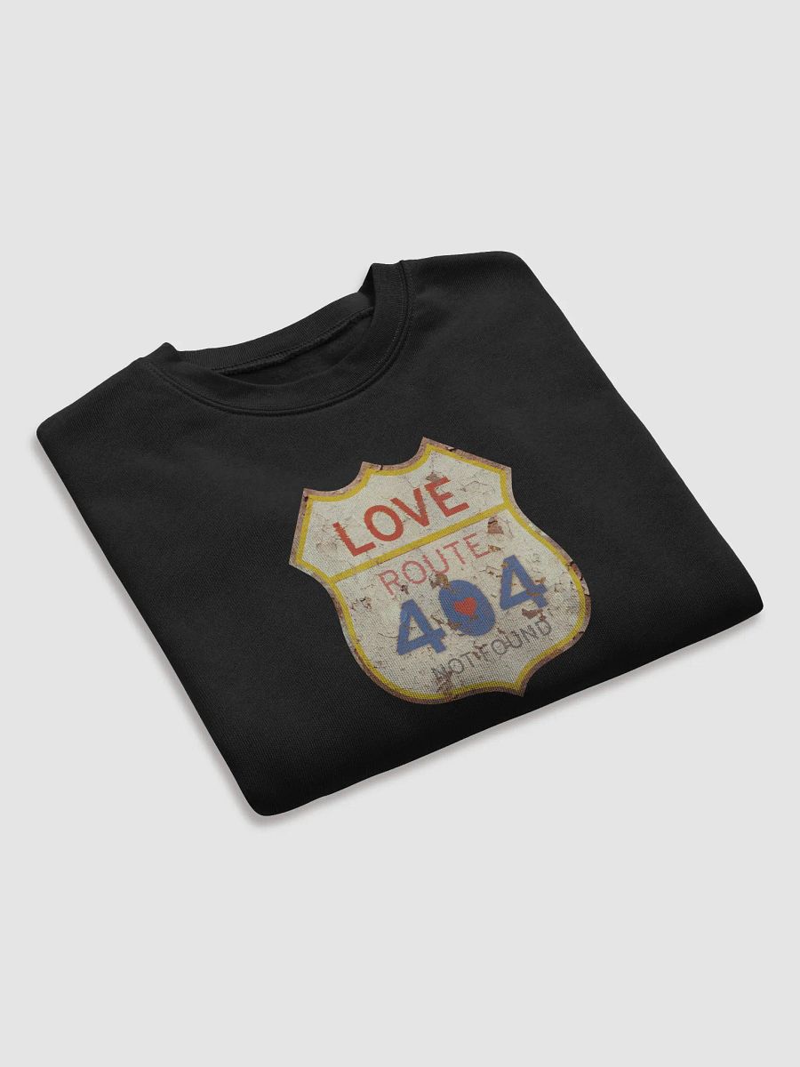 Vintage Love Route 404 (Front Print) Women's Fleece Crop Sweatshirt product image (19)