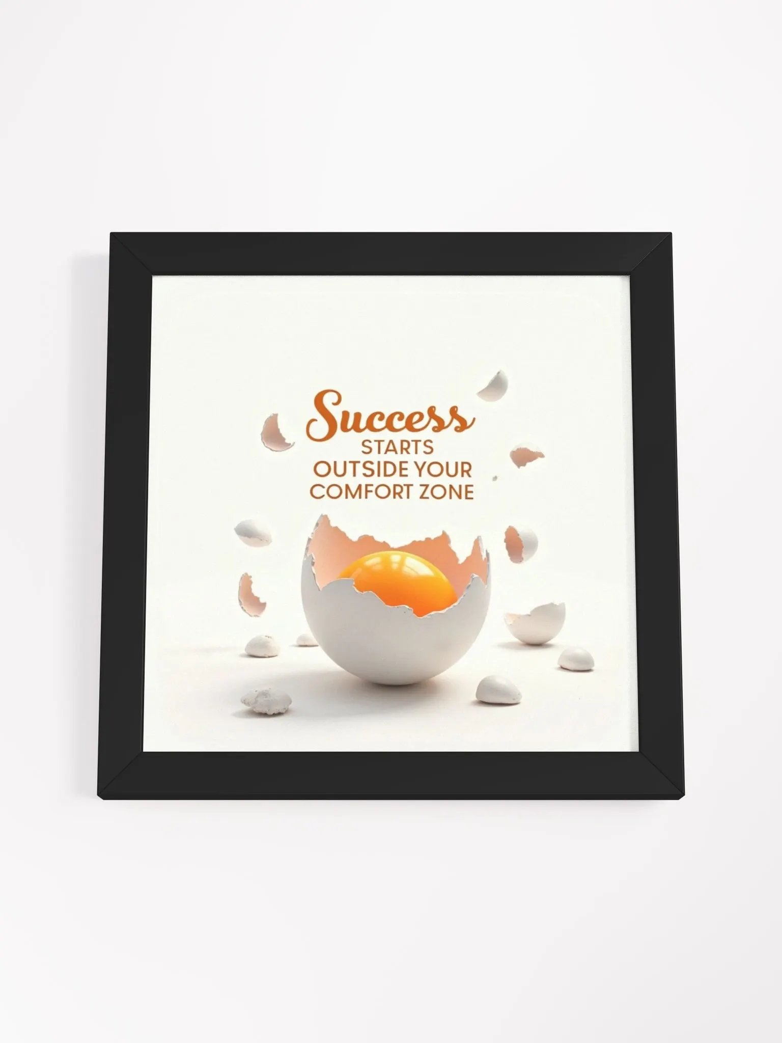 Comfort Zone Cracked Egg Framed Poster product image (4)