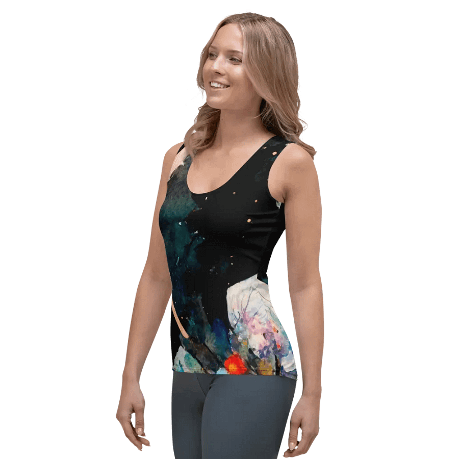 Ethereal Blossom All-Over Tank Top product image (3)