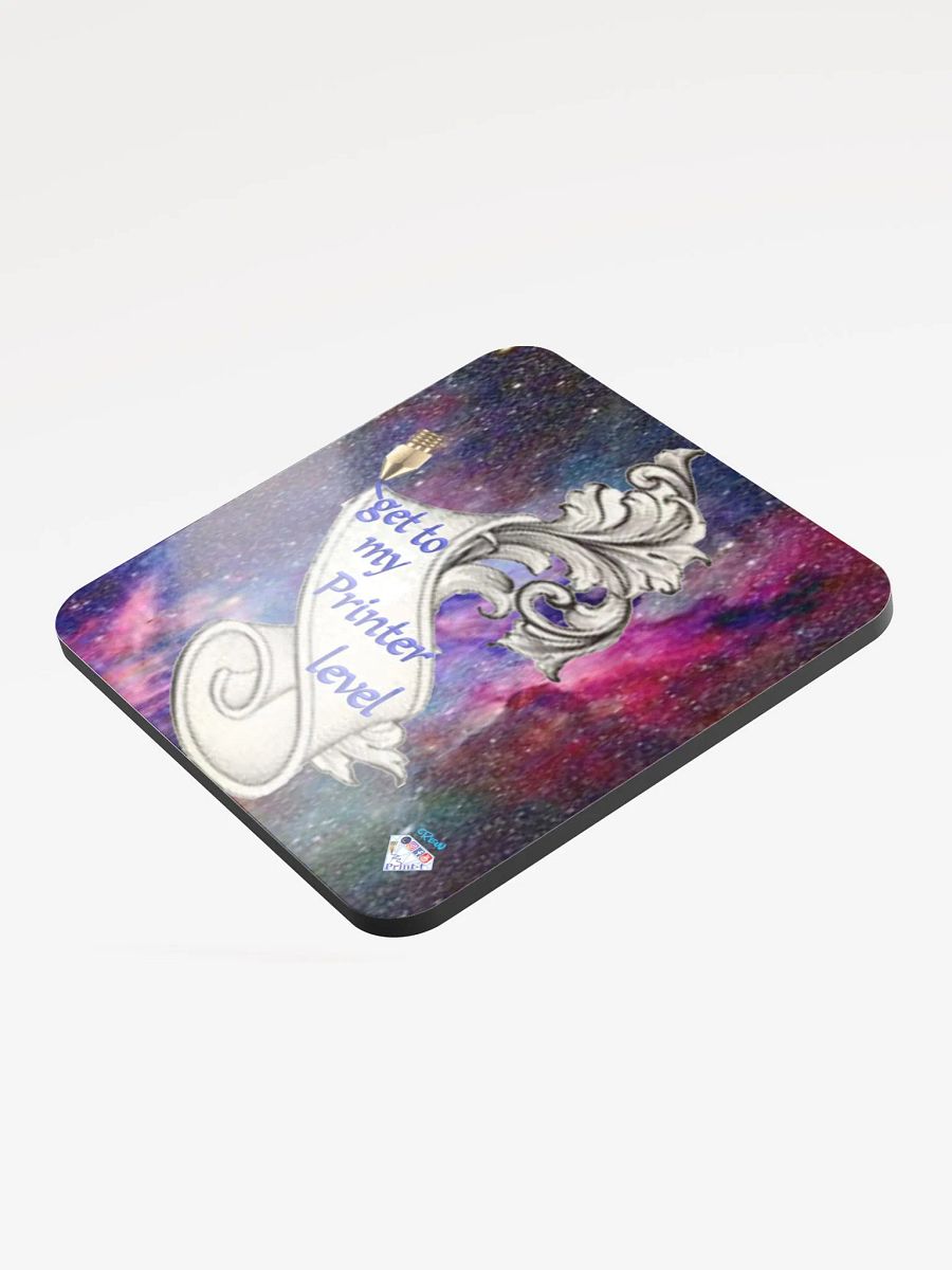 Untersetzer aus glänzendem Kork, get to my Printer level product image (3)