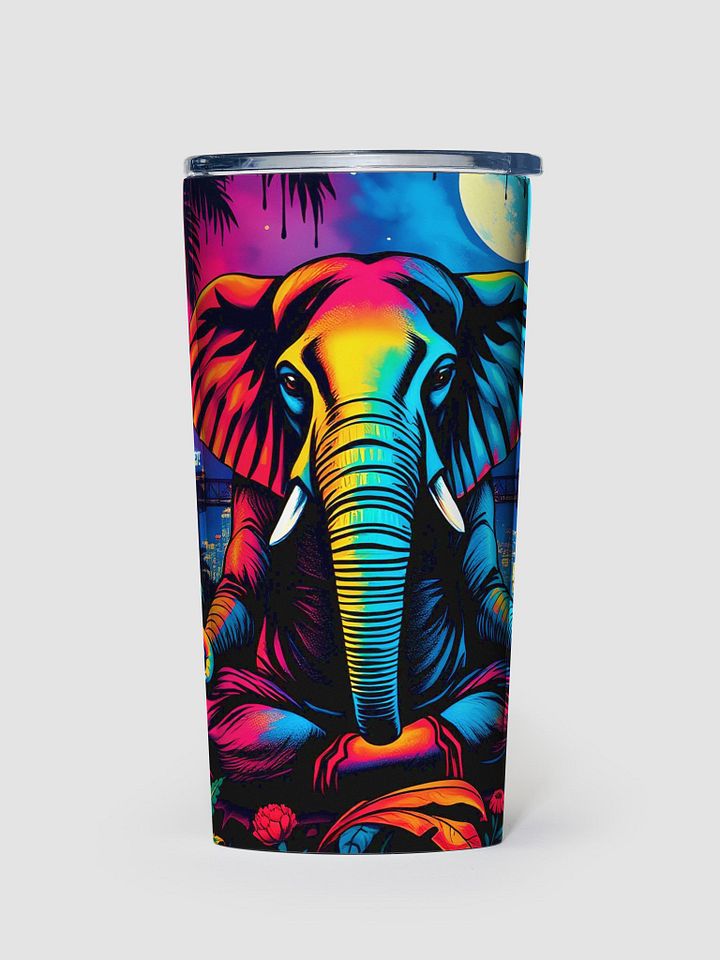 Neon Elephant Meditative 20oz Tumbler product image (1)