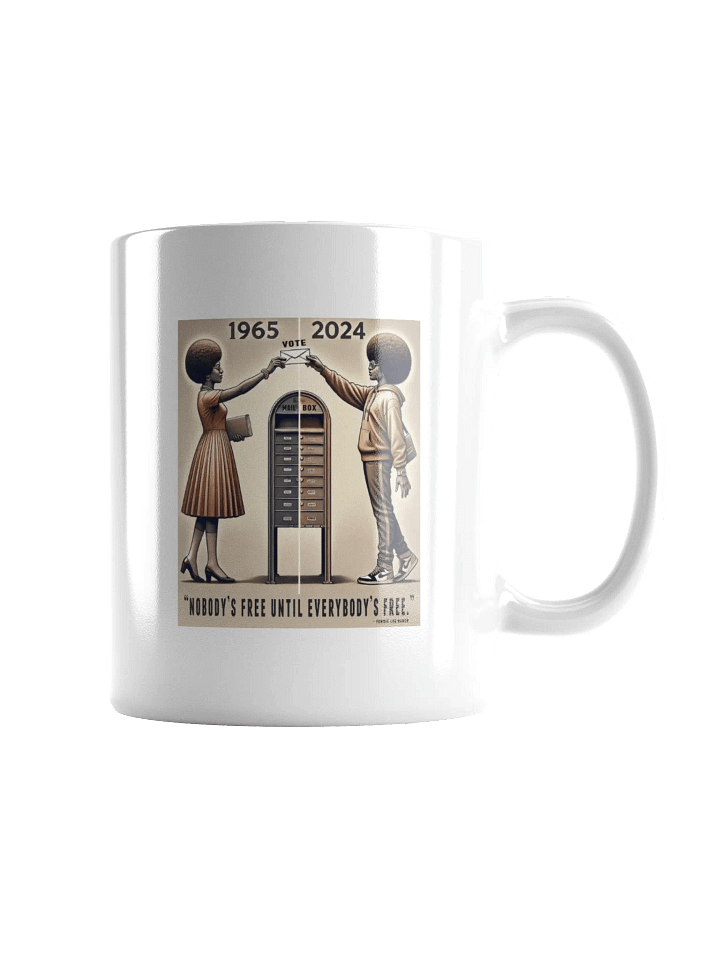"Nobody’s Free" Coffee Mug – Sip with Purpose, Honor the Legacy product image (3)