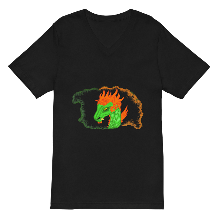 Dragon's Blaze V-Neck Tee product image (2)