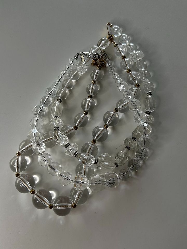 Clear Lucite Necklace Lot product image (1)