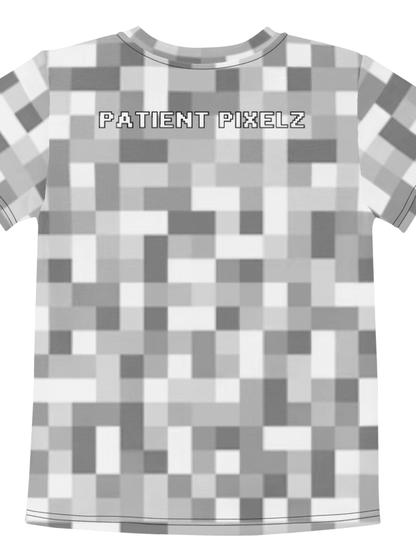 Patient PixelZ Kids T-Shirt (Pixel Ash) product image (6)