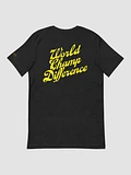 WolfeyVGC World Champ Cursive Black Shirt - Yellow product image (1)