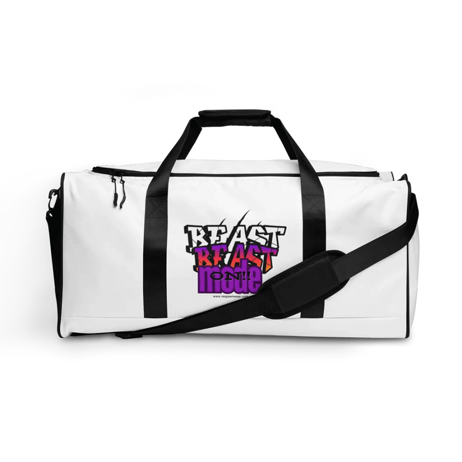 BEAST MODE ON!!! All-Over Print Duffle Bag product image (11)
