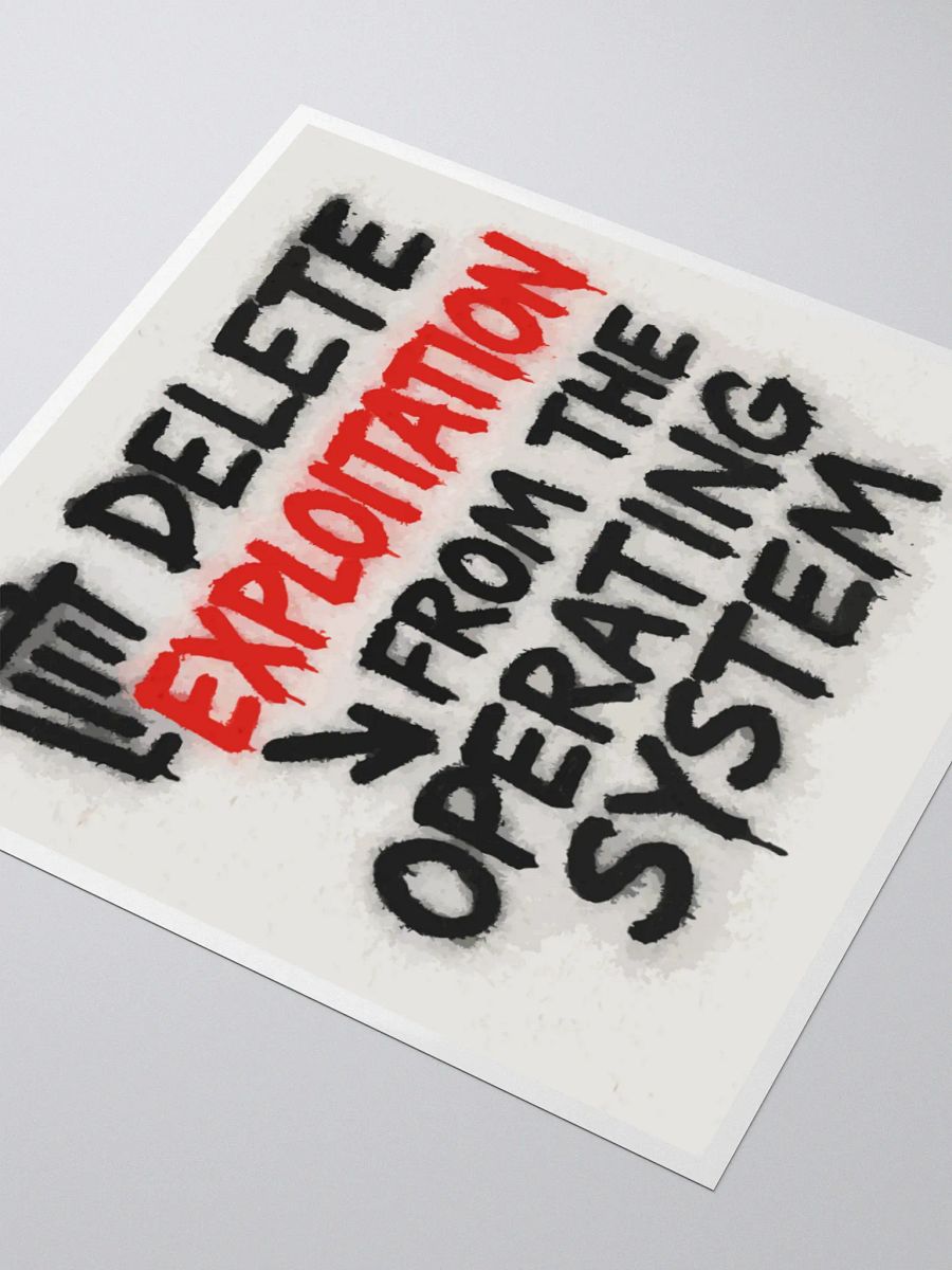 Exploitation Delete Kiss Cut Stickers product image (7)