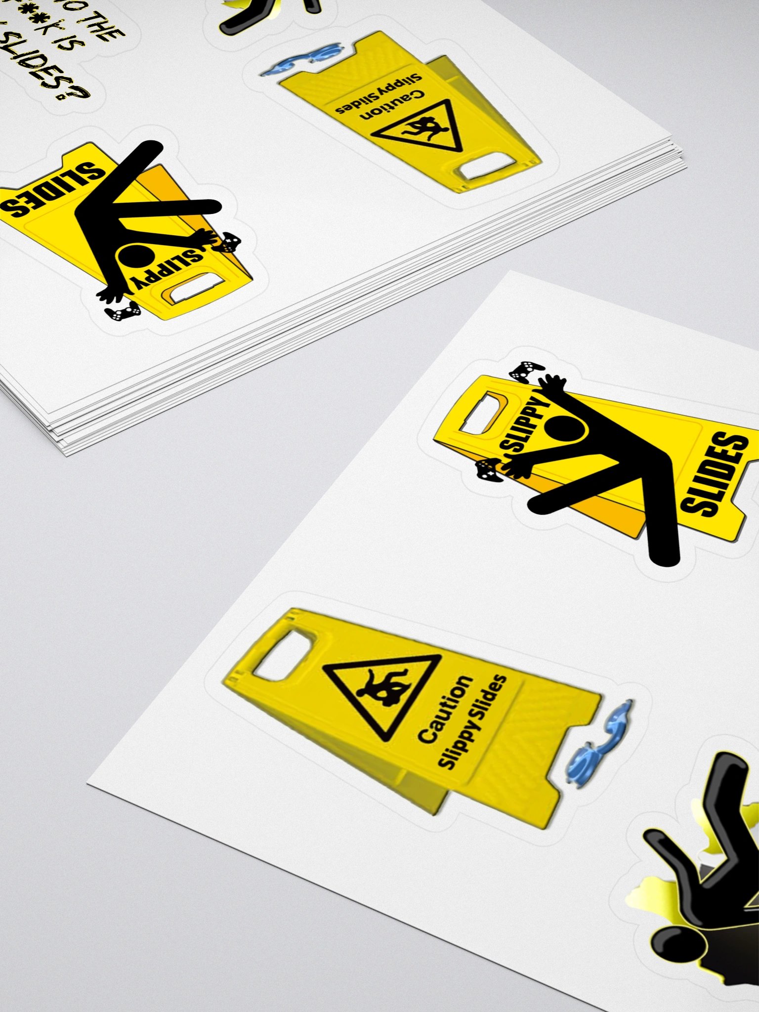 Slippy Slides Logo Sticker Selection product image (4)