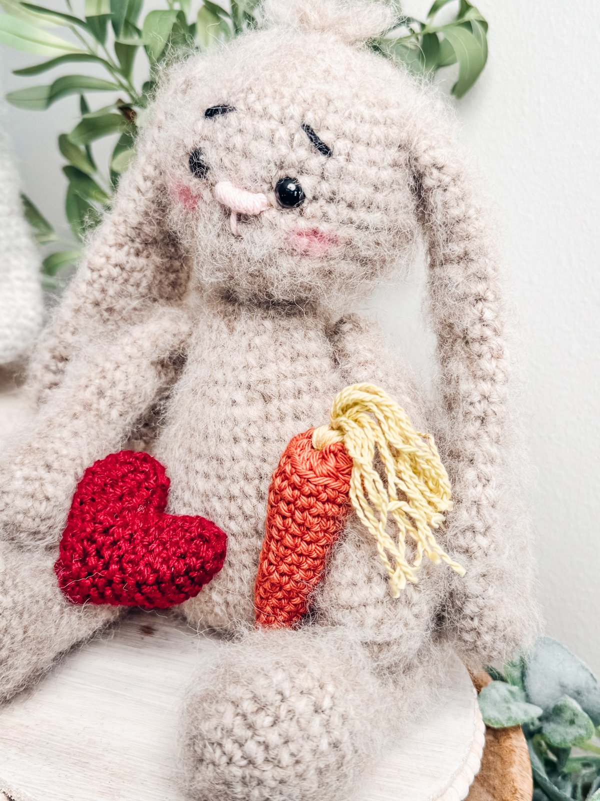 Be My Bunny Crochet Pattern - Free Pattern for Valentines or Easter product image (7)