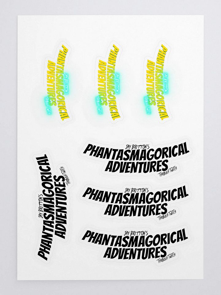 Phantasmagorical Adventures Sticker Sheet product image (1)