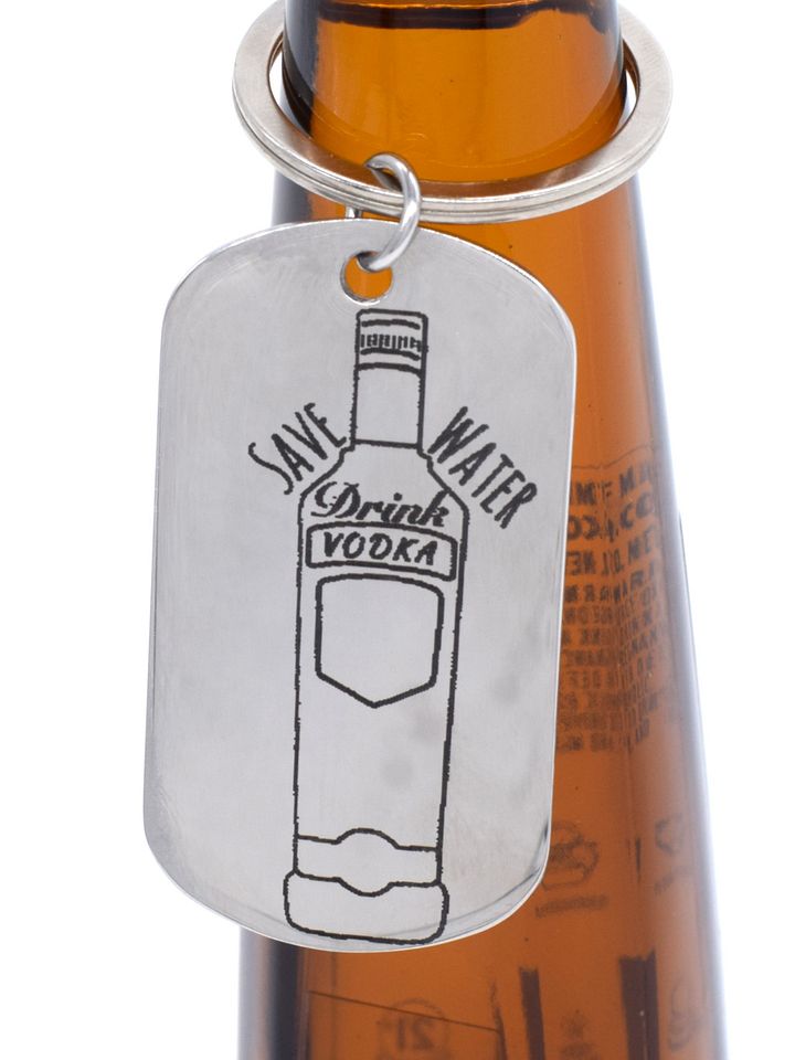 Save Water Drink Vodka Keychain product image (1)