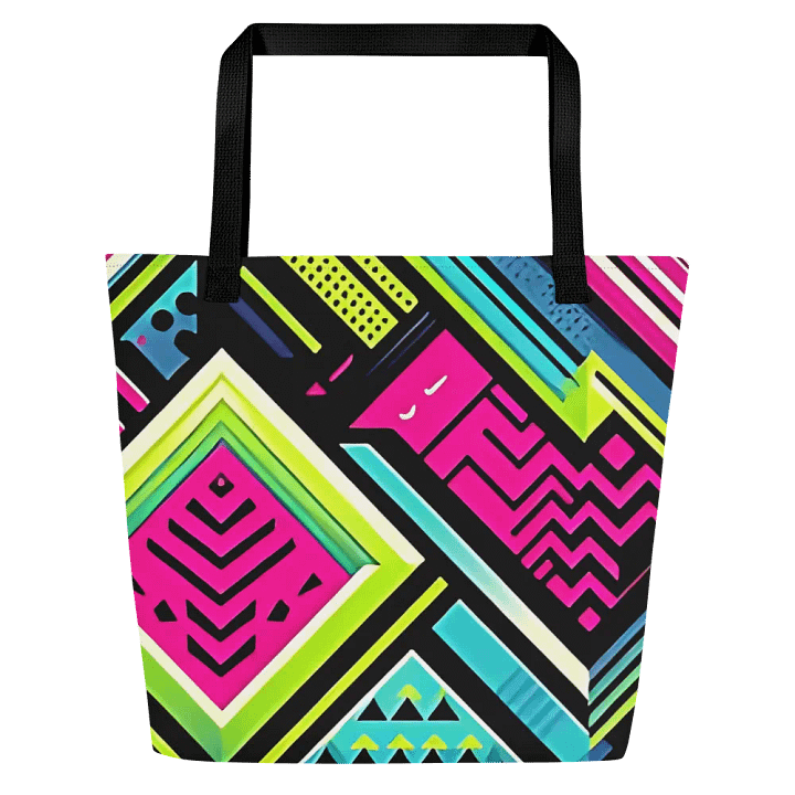 Neon Pop Art Tote Bag product image (2)