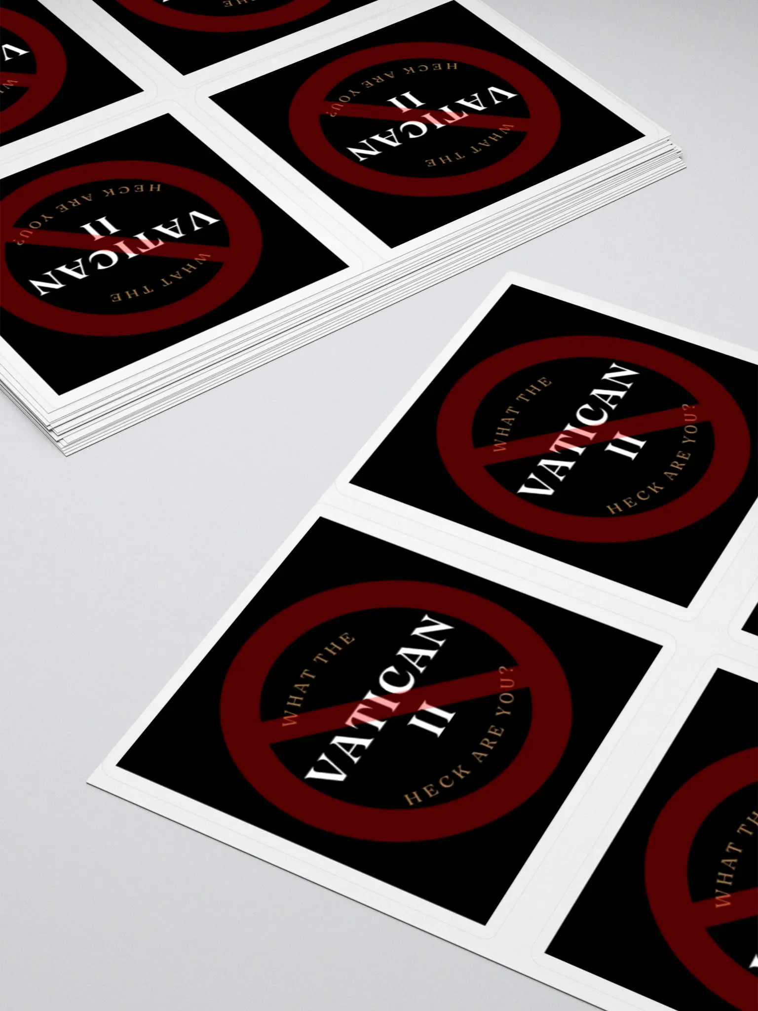 Vatican II: What The Heck Are You? Stickers product image (8)