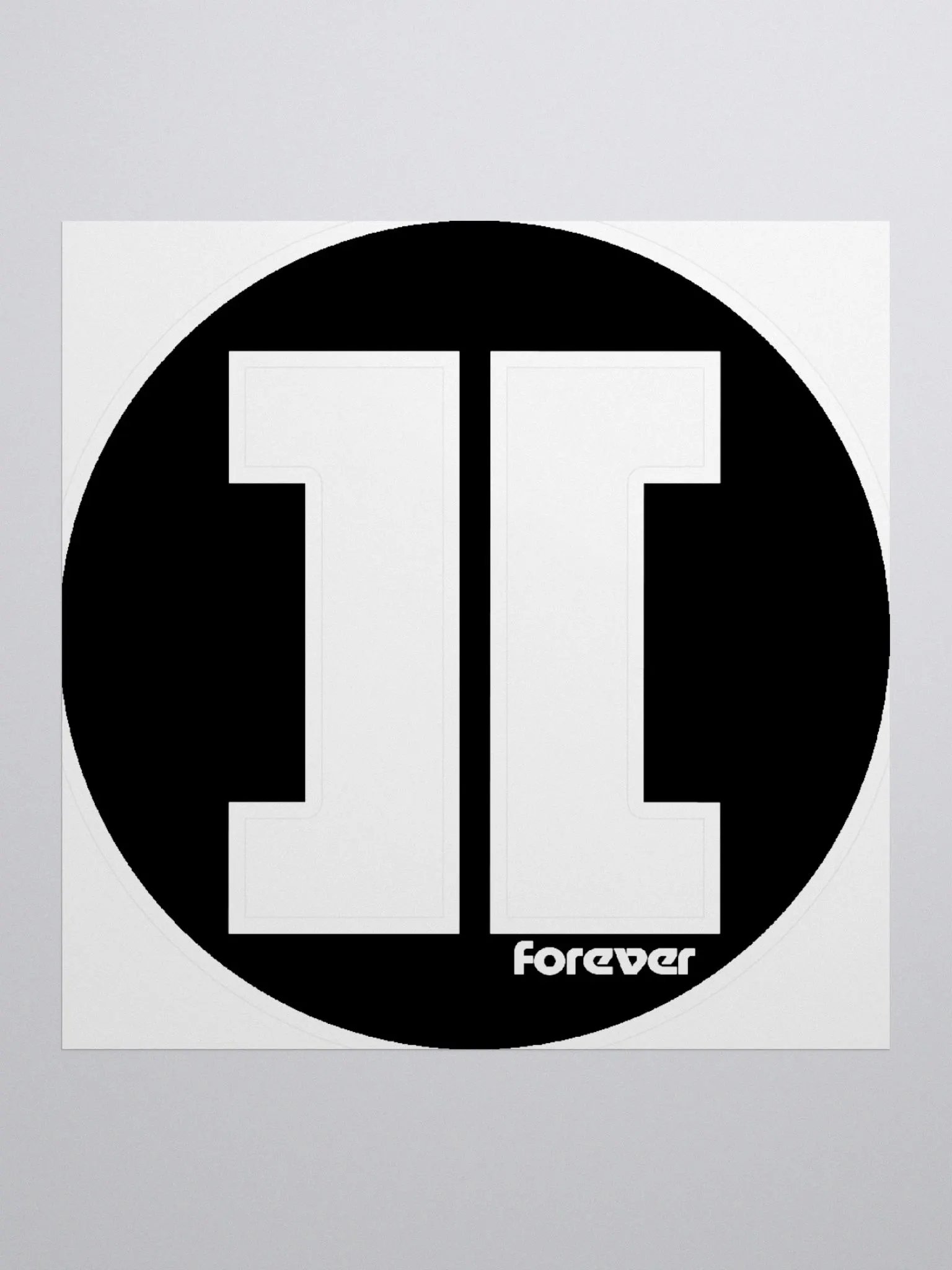 Apple ][ Forever - Clean Black Sticker product image (1)