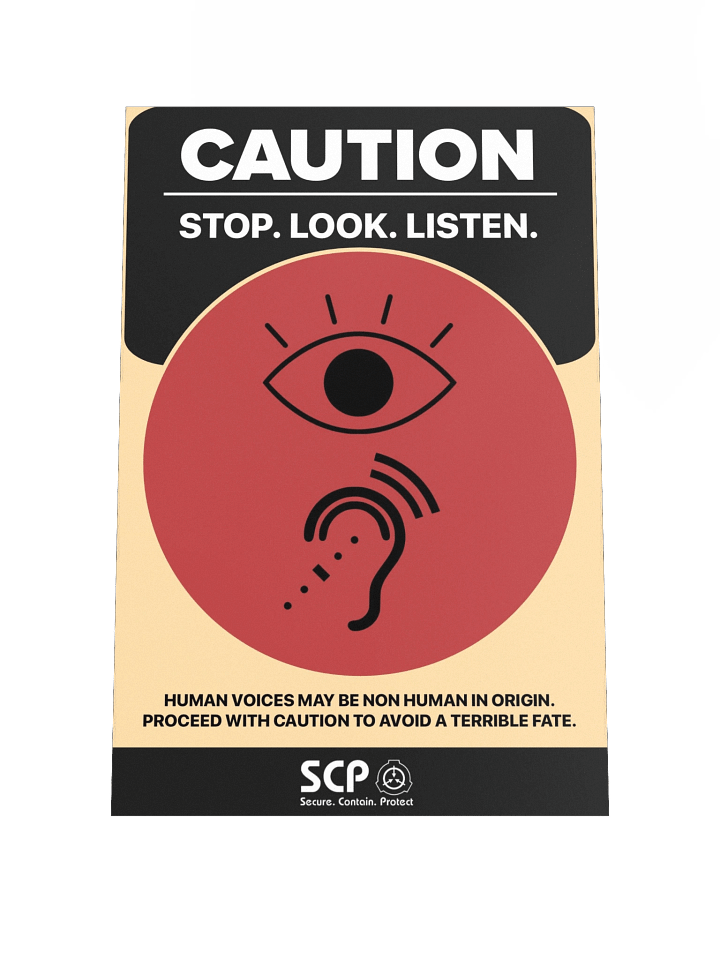 Look and Listen Poster product image (1)