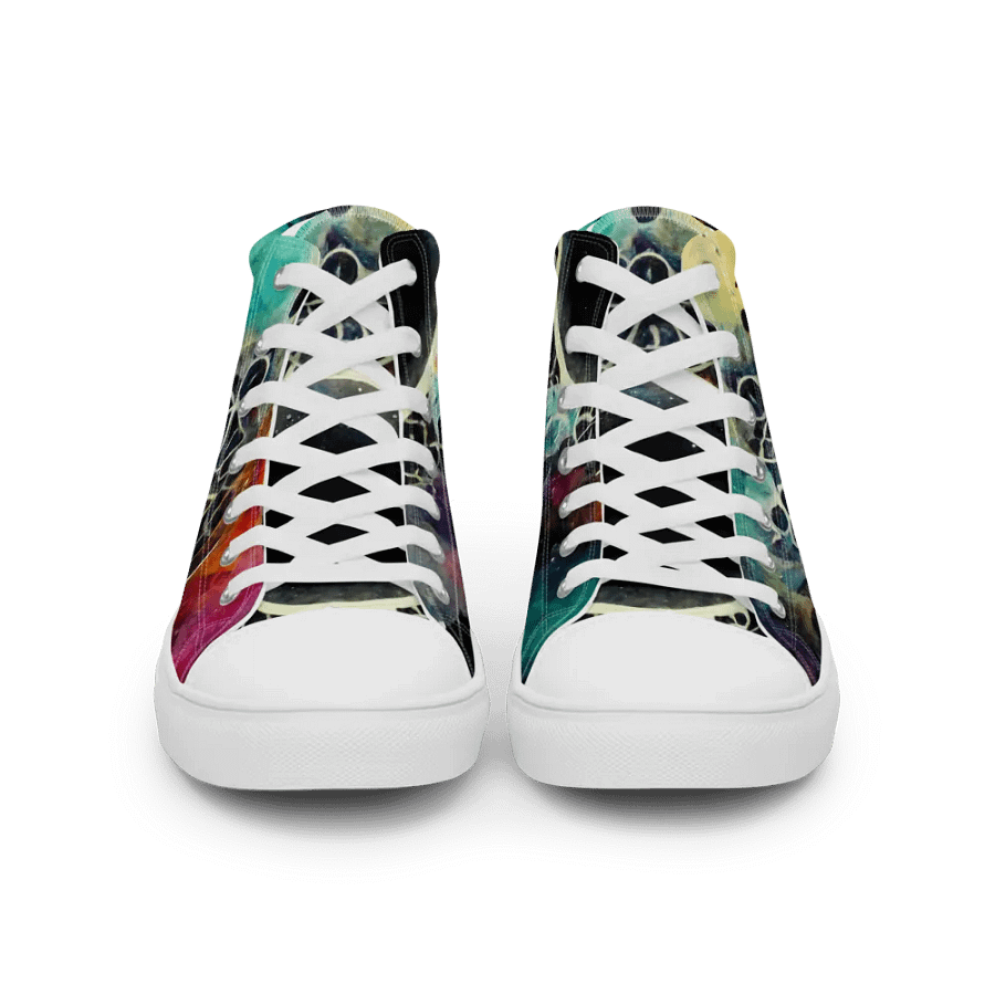 Cosmic Lace High Top Canvas Shoes product image (3)
