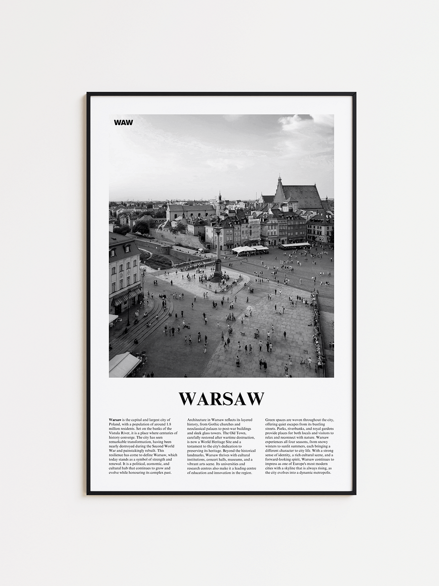 Warsaw 02 Newspaper Poster product image (1)