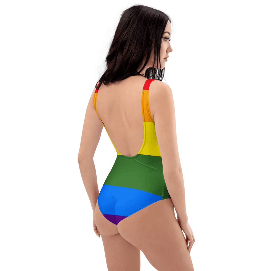 Rainbow Stripes All-Over Swimsuit product image (8)