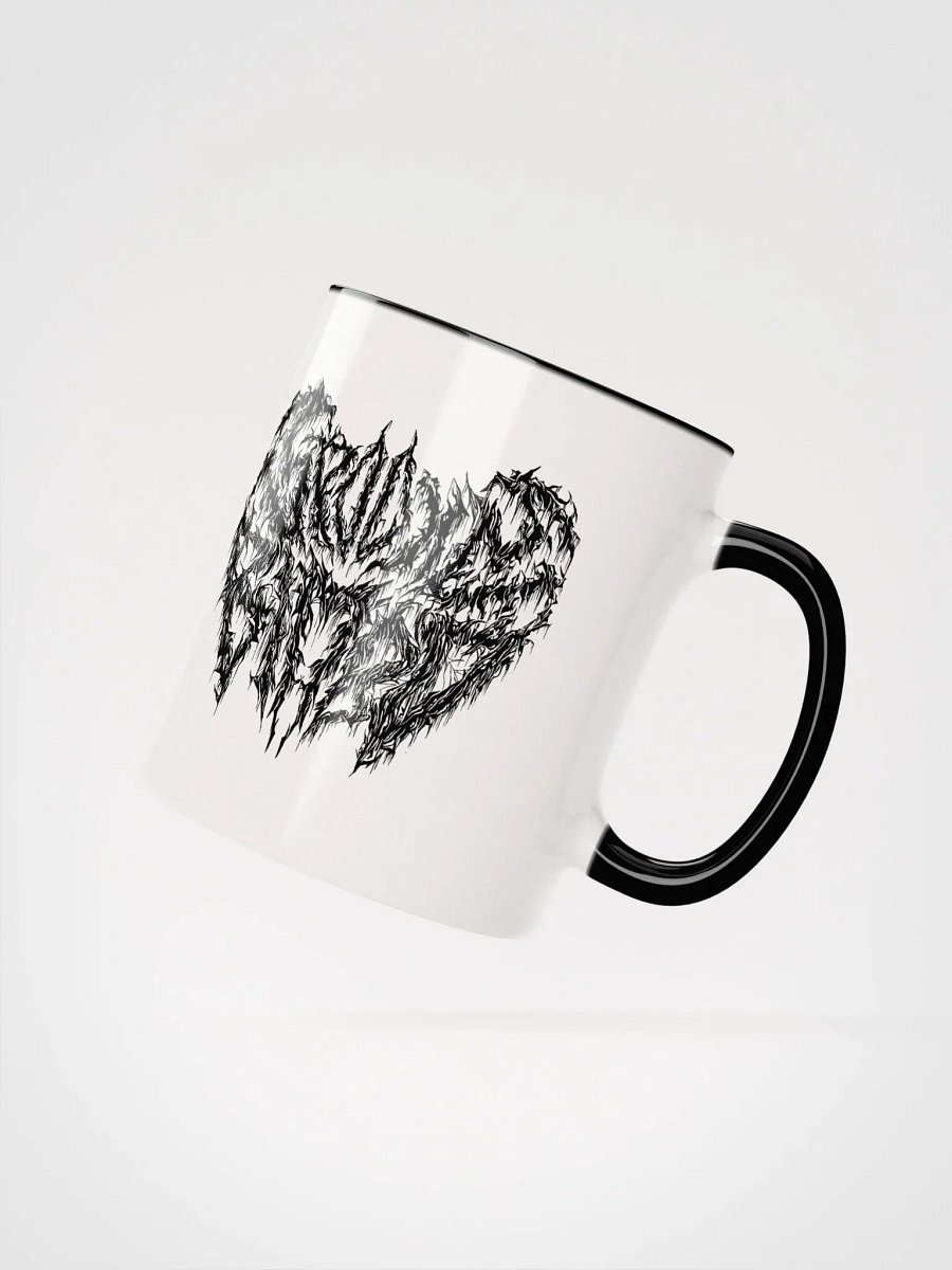 Death Metal Logo Mug Black & White product image (2)