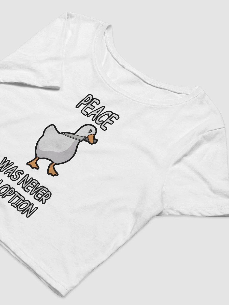 Knife Goose Women's Cropped T-Shirt product image (3)