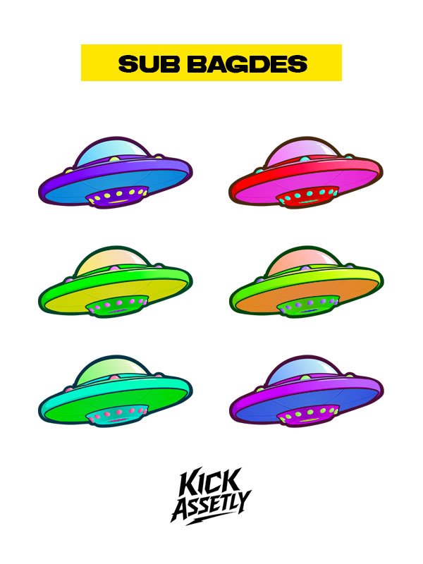 UFO - Twitch Bagdes product image (1)
