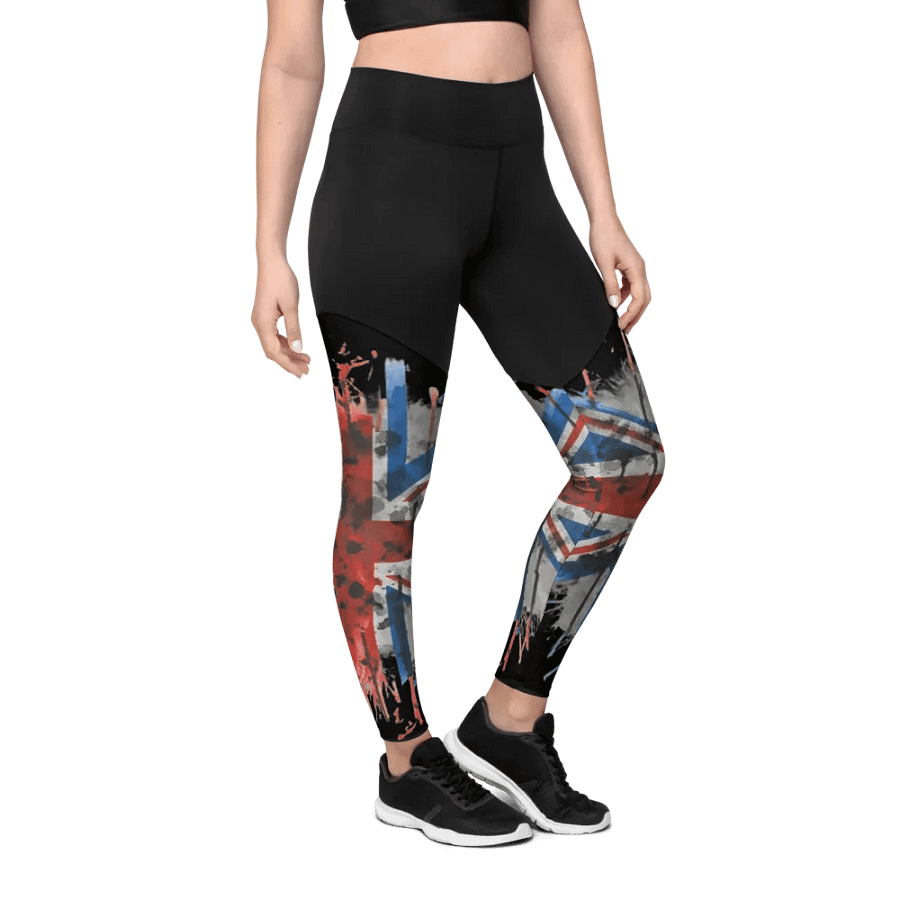 Urban Graffiti Union Jack Split leggings product image (11)