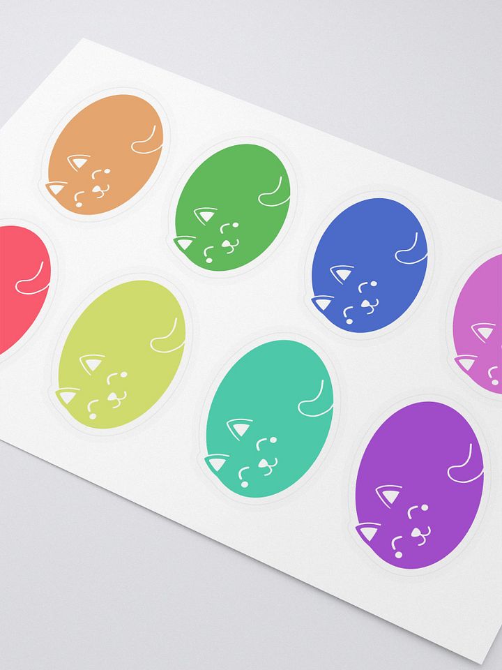 Rainbow Cat Loaf Stickers product image (2)