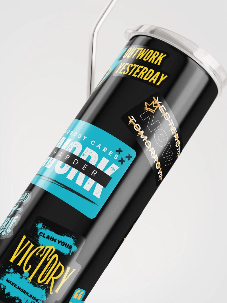 Motivational Quotes Stainless Steel Tumbler product image (4)
