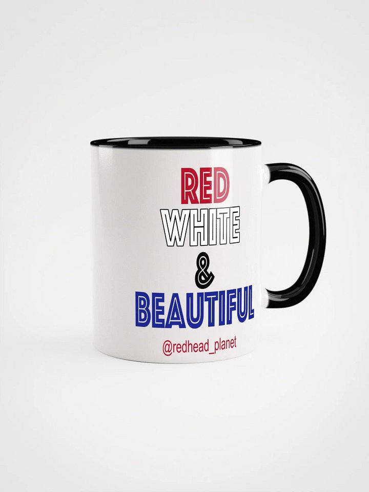 RED WHITE & BEAUTIFUL MUG product image (1)