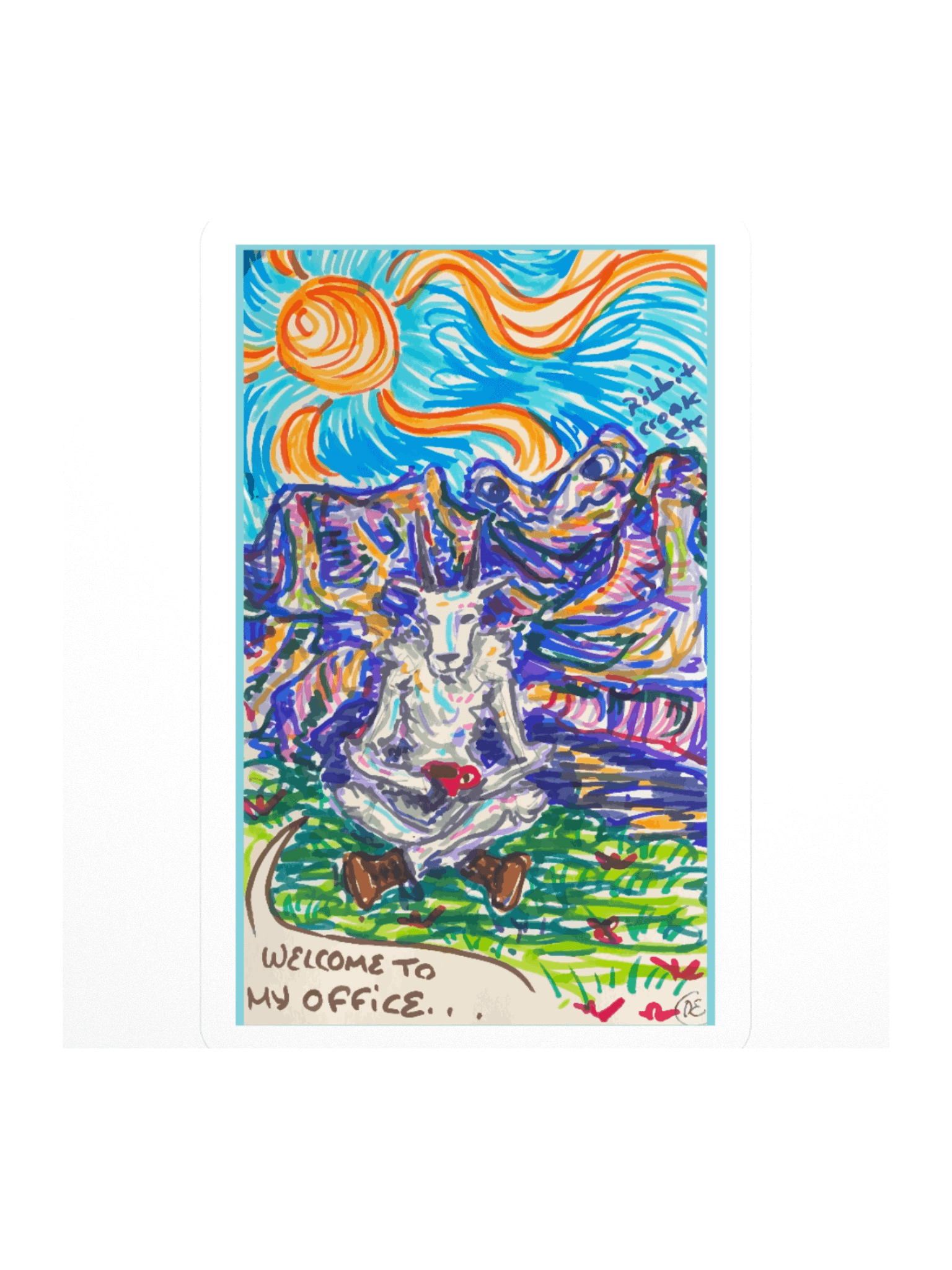 Welcome To My Office Sticker product image (1)