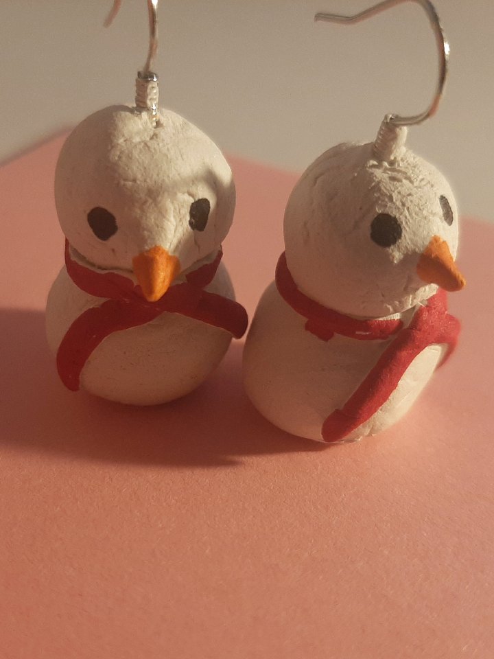 Snowman Earrings product image (2)