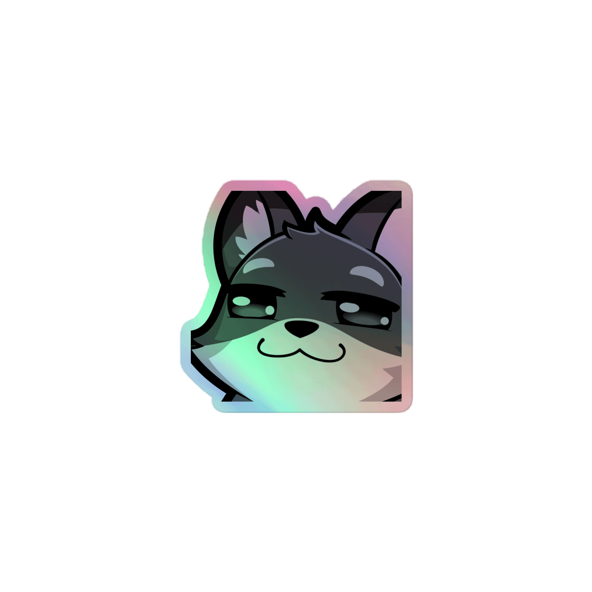 Smug Holo Sticker product image (1)