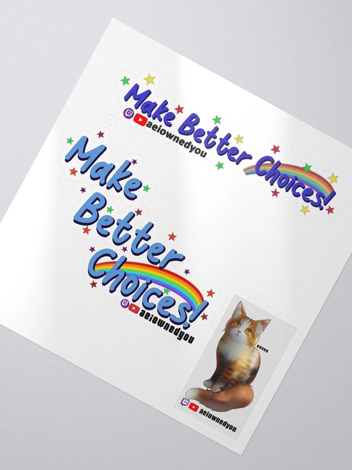 Make Better Choices Sticker Sheet product image (2)