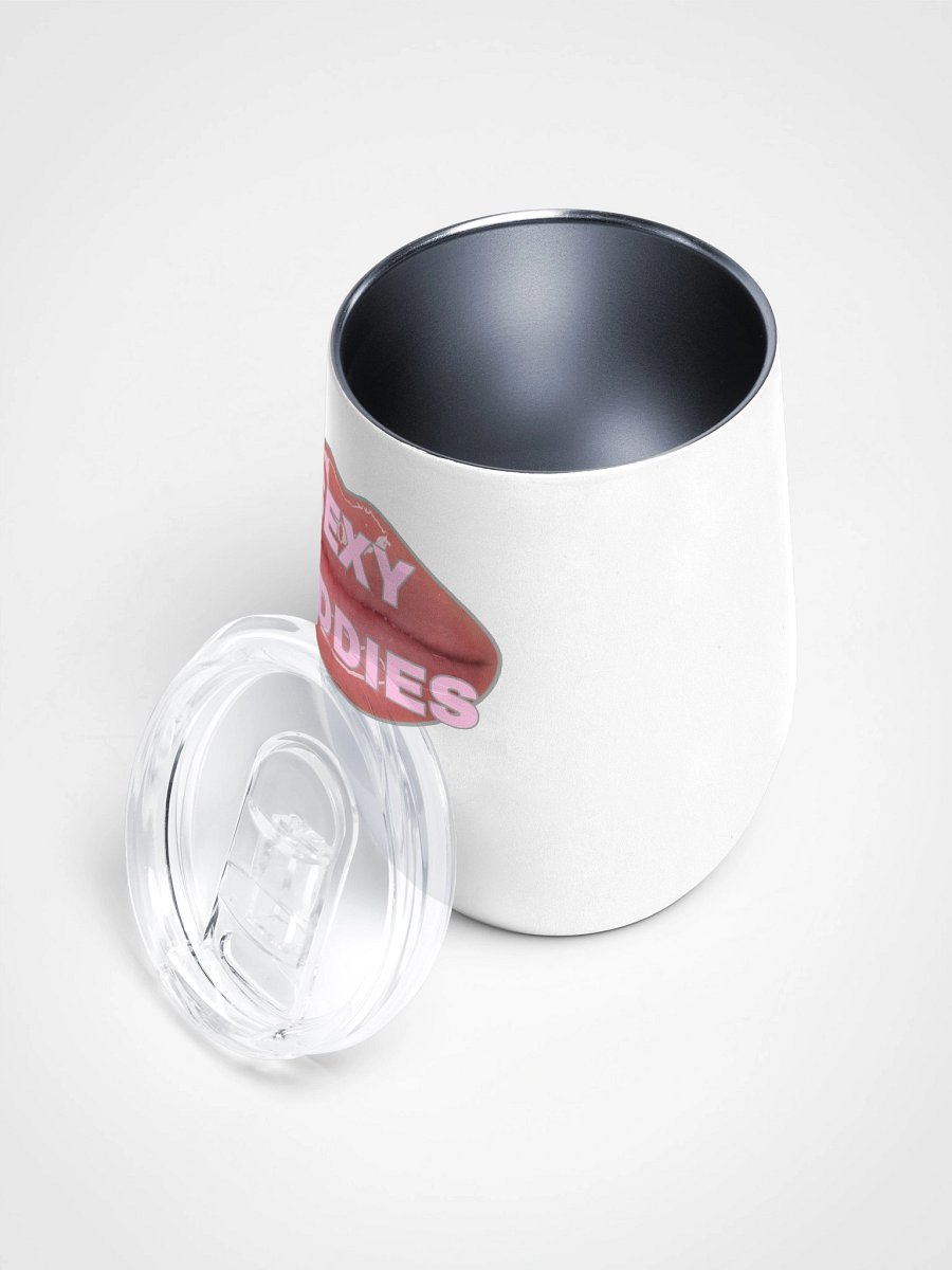 Glossy SexyBaddies Lips Wine Tumbler product image (3)