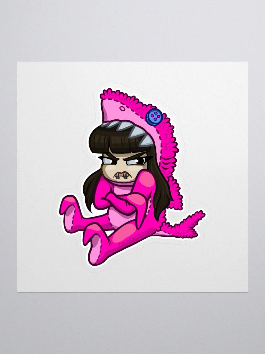 Pink Shark Sticker product image (1)