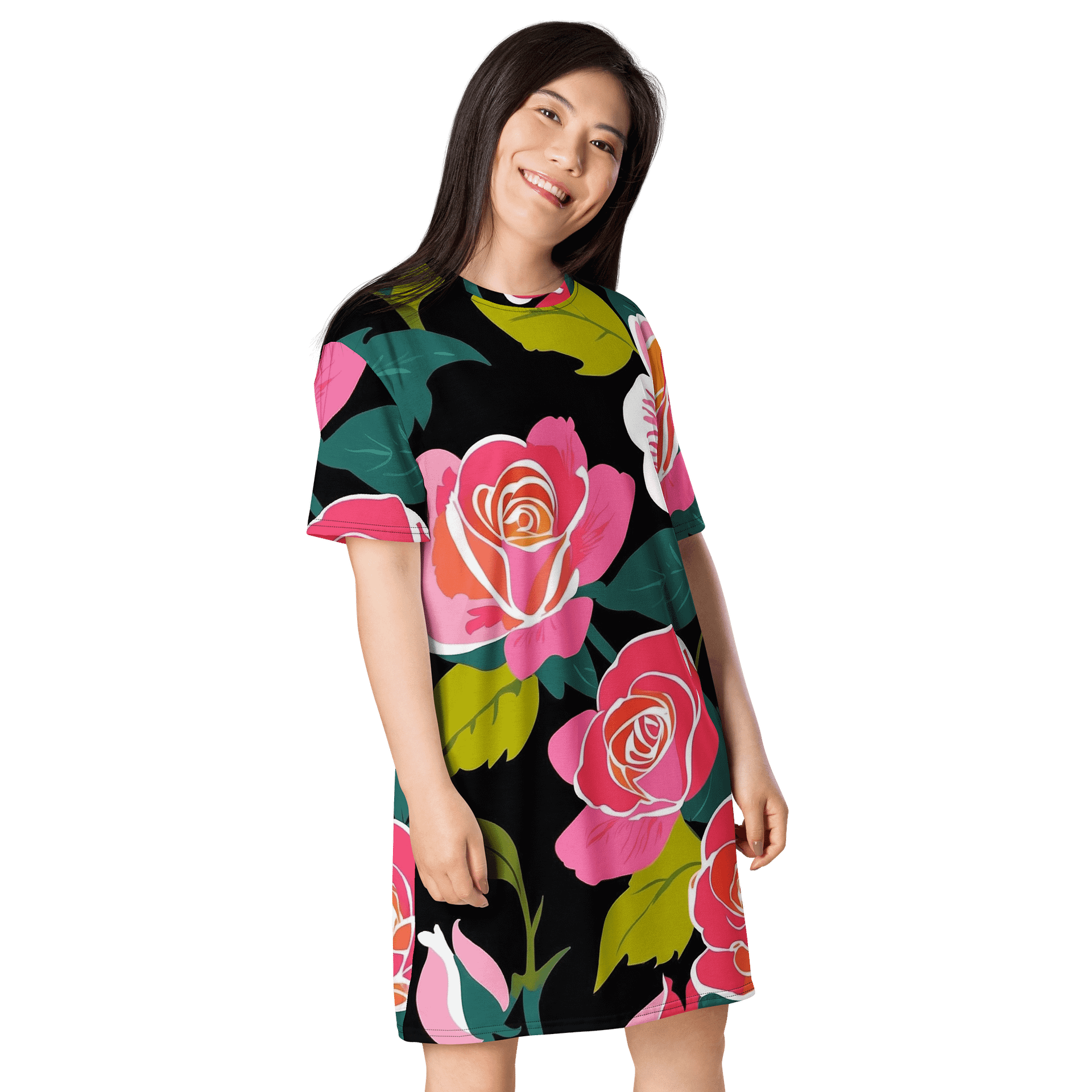 Chic Fusion All-Over T-Shirt Dress product image (4)