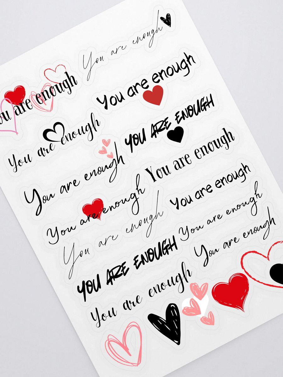 Sticker Sheet - You Are Enough product image (1)