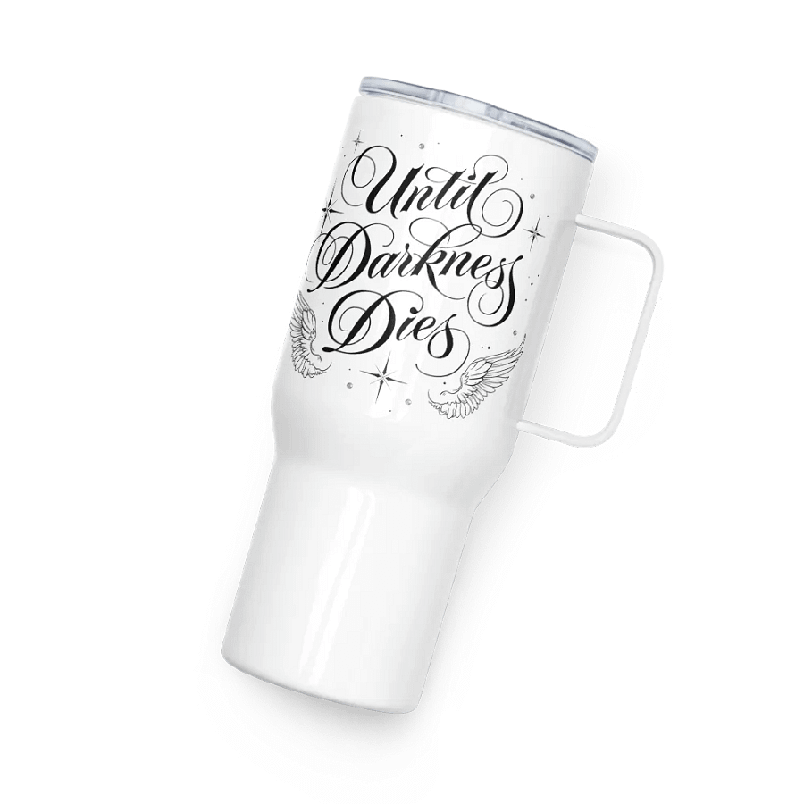 Until Darkness Dies (wings design) Travel Mug product image (5)