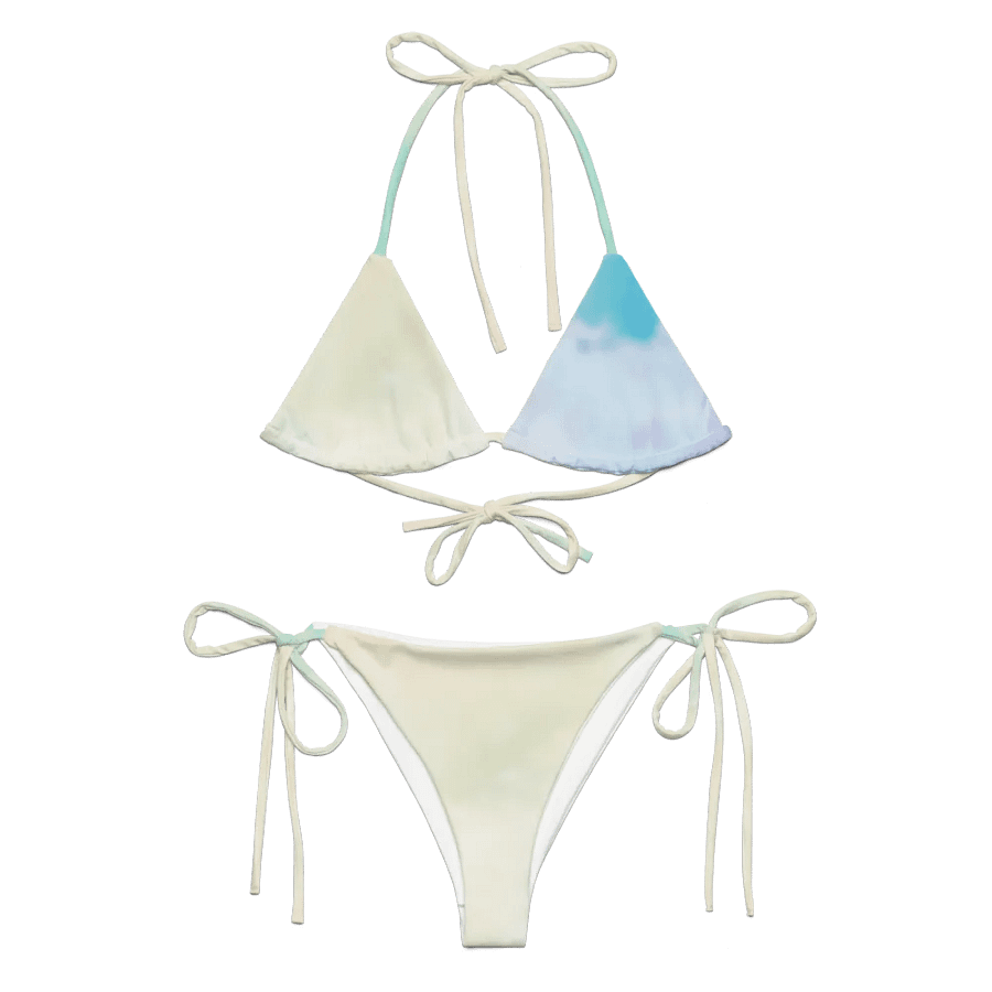 Blur cloud rainbow Design String Bikini - V1 product image (1)