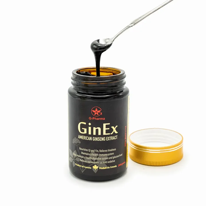 【特惠】GinEx®西洋蔘黑膏滋240g*一瓶｜送黑膏滋滴劑*2瓶 product image (2)